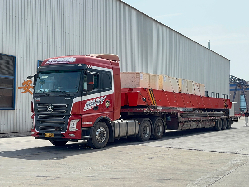 欧式电动单梁 HD10t-16.5m  制作完成 装车发出